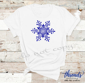 Blue Snowflake